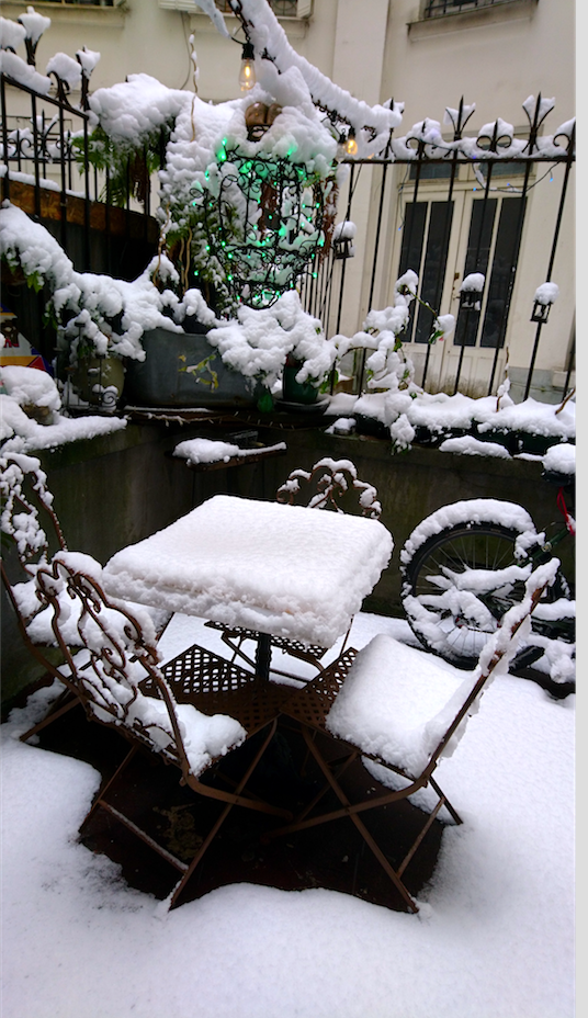 cour neige
